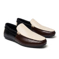 Tvåfärgade slip-on loafers för herrar-Footwear for men-Fjallbarn