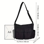 Unisex axelremsväska i canvas-Accessories for Women-Fjallbarn