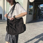 Unisex axelremsväska i canvas-Accessories for Women-Fjallbarn
