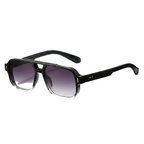 Unisex pilotsolglasögon med dubbelbrygga-Glasses for men-Fjallbarn