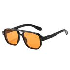 Unisex pilotsolglasögon med dubbelbrygga-Glasses for men-Fjallbarn