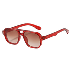 Unisex pilotsolglasögon med dubbelbrygga-Glasses for men-Fjallbarn