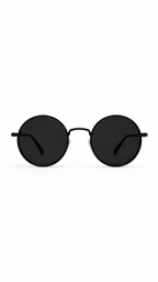 Unisex Runda solglasögon med tunna bågar-Glasses for men-Fjallbarn