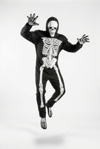 Unisex skelettdräkt för Halloween med mask-Halloween-Fjallbarn