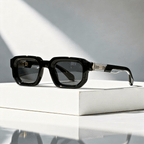 Unisex solglasögon med rektangulär båge-Glasses for women-Fjallbarn