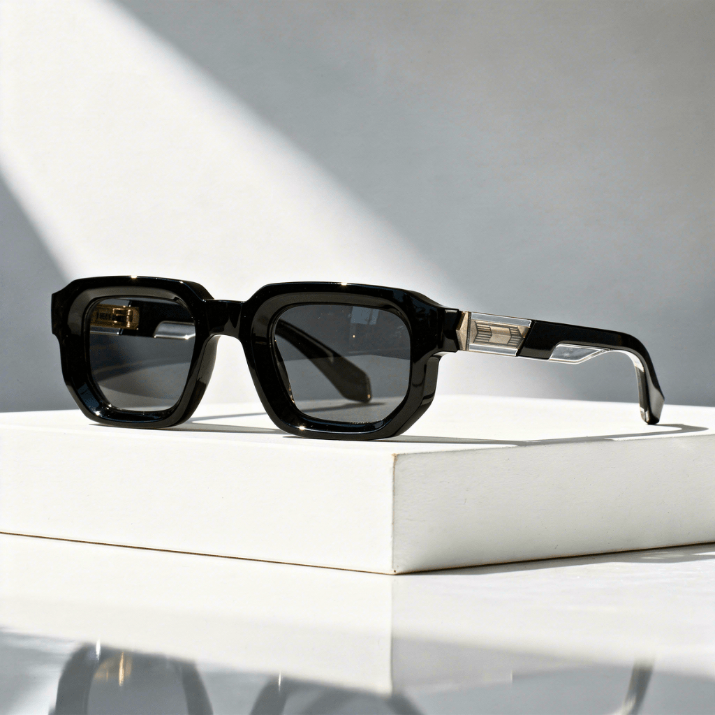 Unisex solglasögon med rektangulär båge-Glasses for women-Fjallbarn