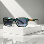 Unisex solglasögon med rektangulär båge-Glasses for women-Fjallbarn