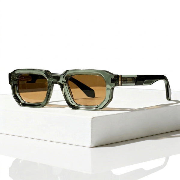 Unisex solglasögon med rektangulär båge-Glasses for women-Fjallbarn