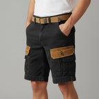 Utility-cargoshorts för män med bälte-Shorts for men-Fjallbarn