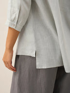 V-ringad linnetunika för dam-Shirts for women-Fjallbarn