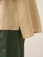 V-ringad linnetunika för dam-Shirts for women-Fjallbarn