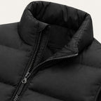 Vadderad puffer-väst för män med ståkrage-Vests for men-Fjallbarn