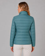 Vadderad pufferjacka för dam med ståkrage-Jacket for women-Fjallbarn