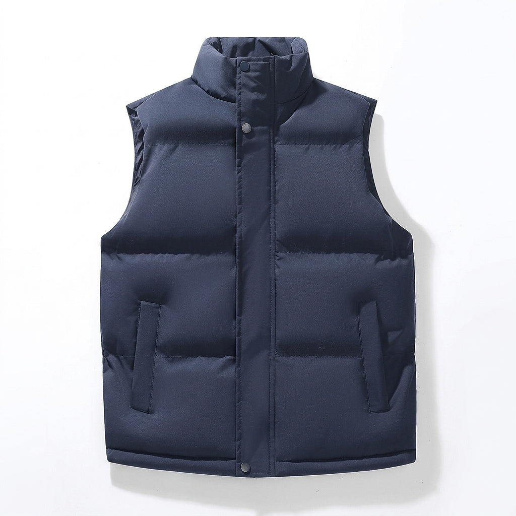 Vadderad väst för dam med ståkrage-Vests for women-Fjallbarn