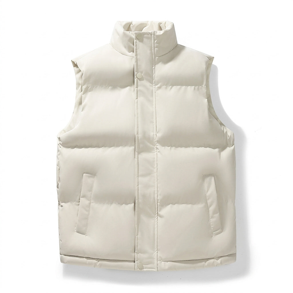 Vadderad väst för dam med ståkrage-Vests for women-Fjallbarn