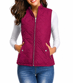 Vadderad väst med dragkedja för dam-Vest for women-Fjallbarn