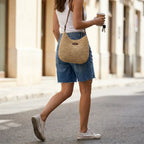 Vävd axelremsväska i halm för dam-Accessories for Women-Fjallbarn