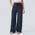Vida byxor med dragsko för dam-Pants for woman-Fjallbarn