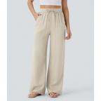 Vida byxor med dragsko för dam-Pants for woman-Fjallbarn