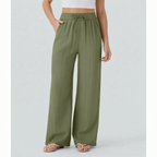 Vida byxor med dragsko för dam-Pants for woman-Fjallbarn