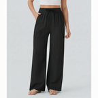 Vida byxor med dragsko för dam-Pants for woman-Fjallbarn