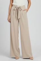Vida byxor med knytmidja för dam-Pants for Women-Fjallbarn