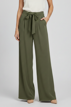 Vida byxor med knytmidja för dam-Pants for Women-Fjallbarn