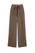 Vida byxor med knytmidja för dam-Pants for Women-Fjallbarn