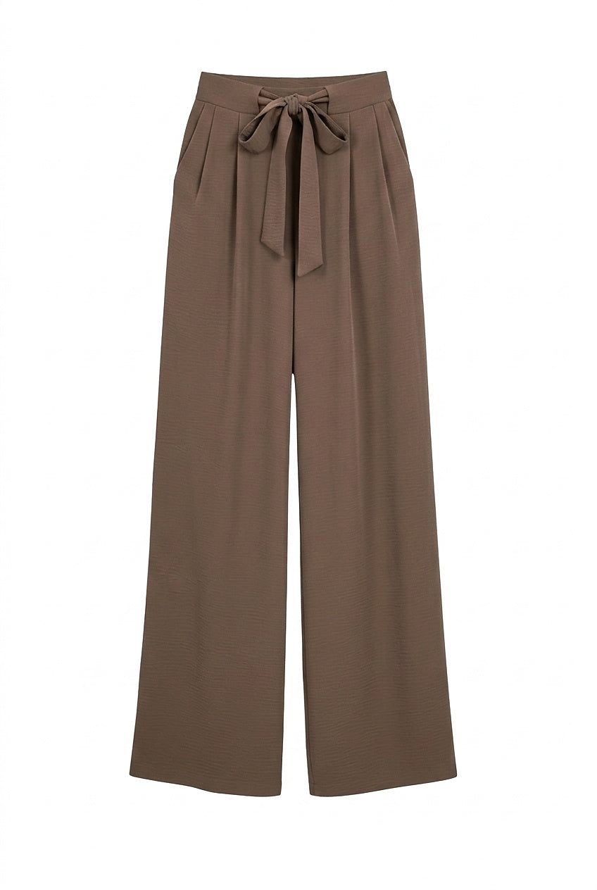 Vida byxor med knytmidja för dam-Pants for Women-Fjallbarn