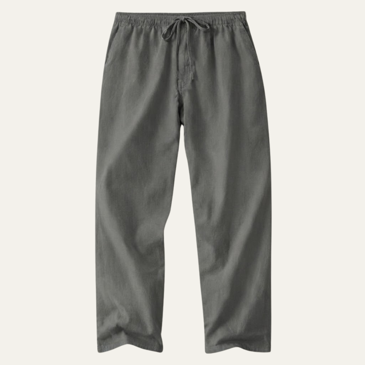 Vida linneblandade byxor för män-Pants for Men-Fjallbarn