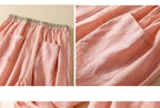 Vida linnebyxor med dragsko för dam-Pants for Women-Fjallbarn
