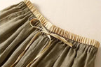 Vida linnebyxor med dragsko för dam-Pants for Women-Fjallbarn