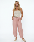 Vida linnebyxor med dragsko för dam-Pants for Women-Fjallbarn