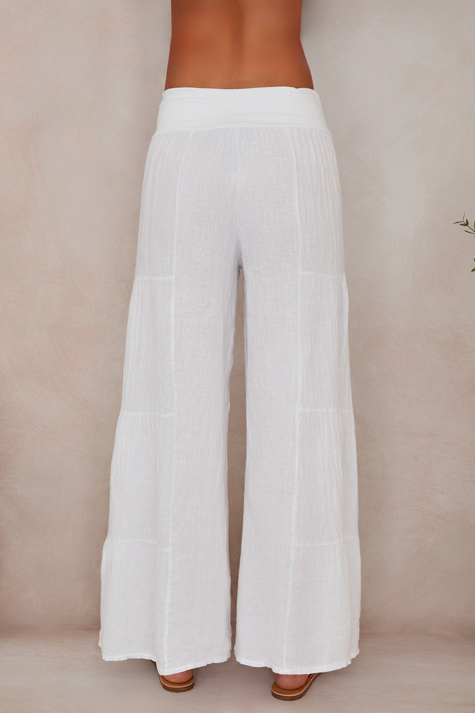 Vida palazzobyxor med våder för dam-Pants for Women-Fjallbarn