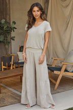 Vida palazzobyxor med våder för dam-Pants for Women-Fjallbarn