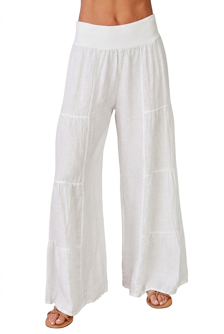 Vida palazzobyxor med våder för dam-Pants for Women-Fjallbarn