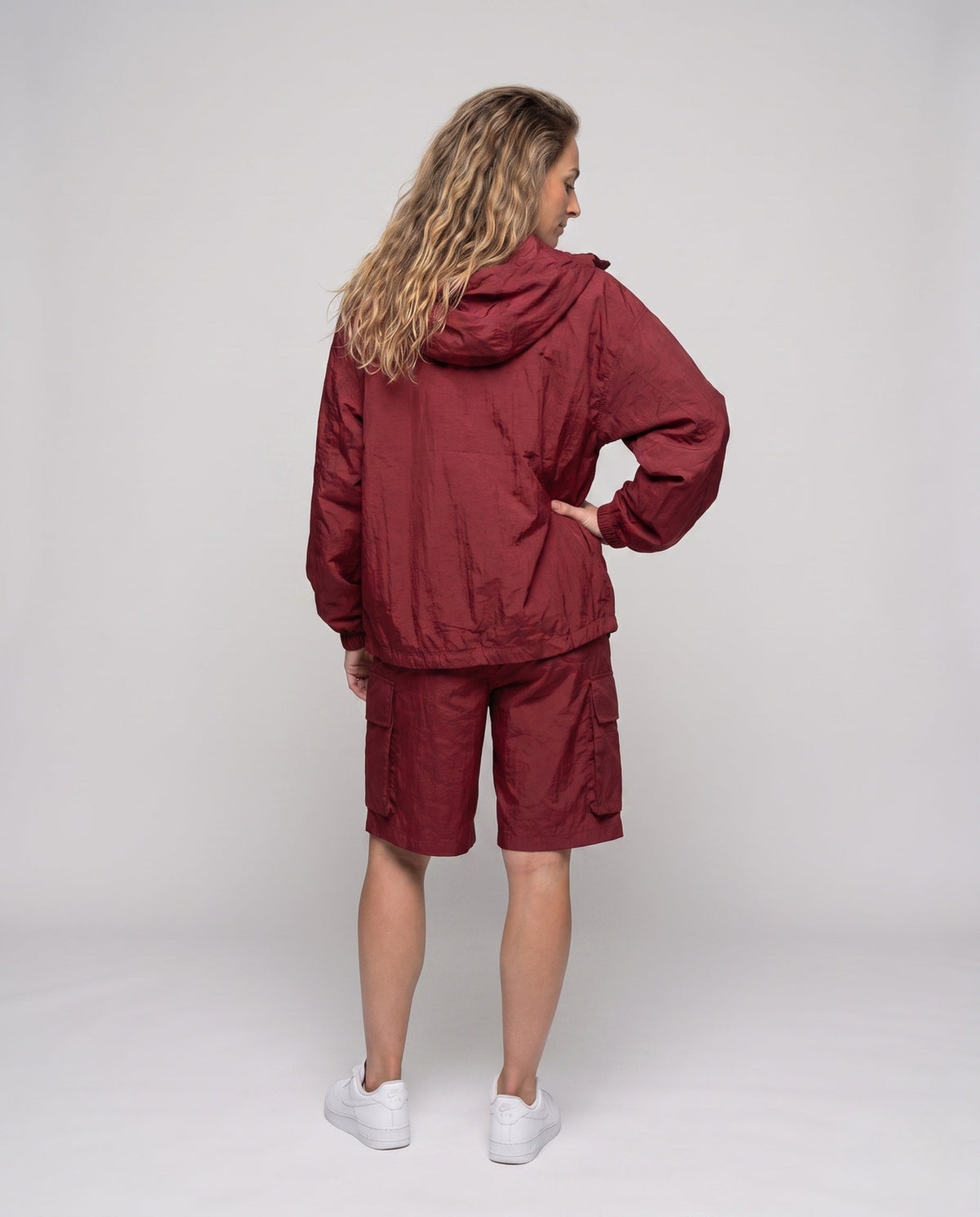 Vindjacka med huva och dragkedja för dam-Jacket for women-Fjallbarn