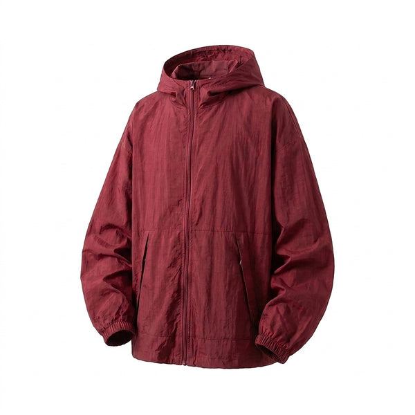 Vindjacka med huva och dragkedja för dam-Jacket for women-Fjallbarn