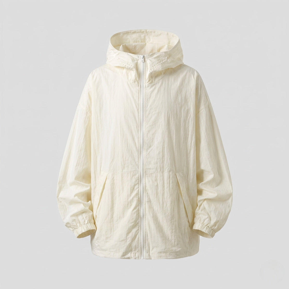 Vindjacka med huva och dragkedja för dam-Jacket for women-Fjallbarn