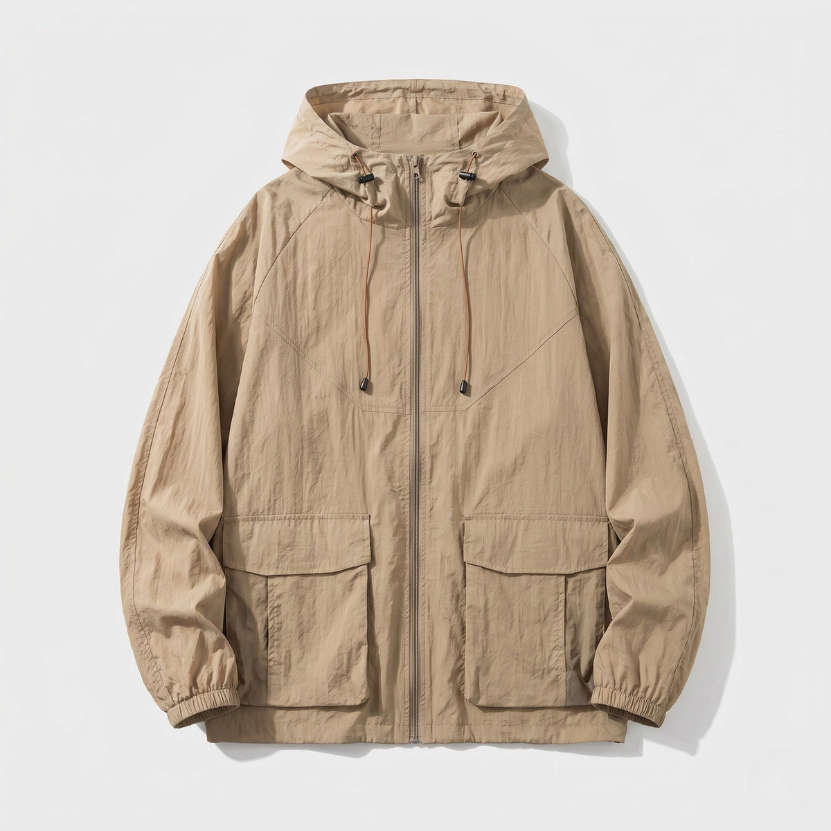 Vindjacka med huva och dragkedja för dam-Jacket for women-Fjallbarn