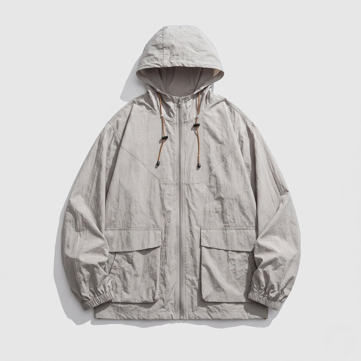 Vindjacka med huva och dragkedja för dam-Jacket for women-Fjallbarn