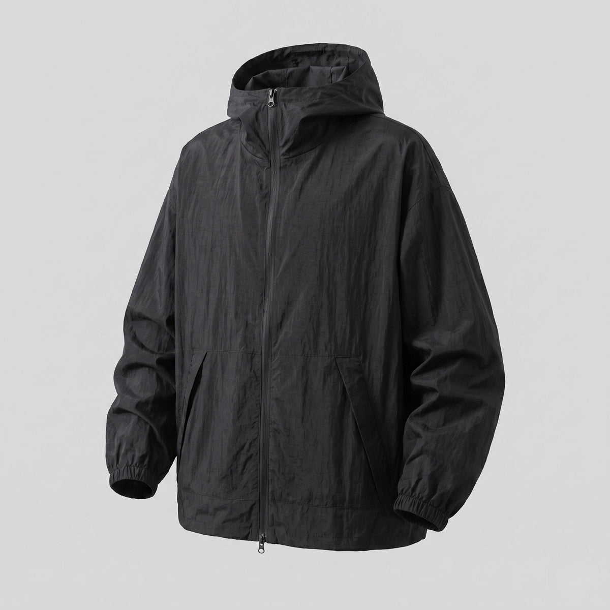 Vindjacka med huva och dragkedja för dam-Jacket for women-Fjallbarn