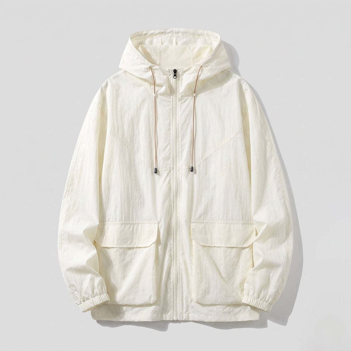 Vindjacka med huva och dragkedja för dam-Jacket for women-Fjallbarn