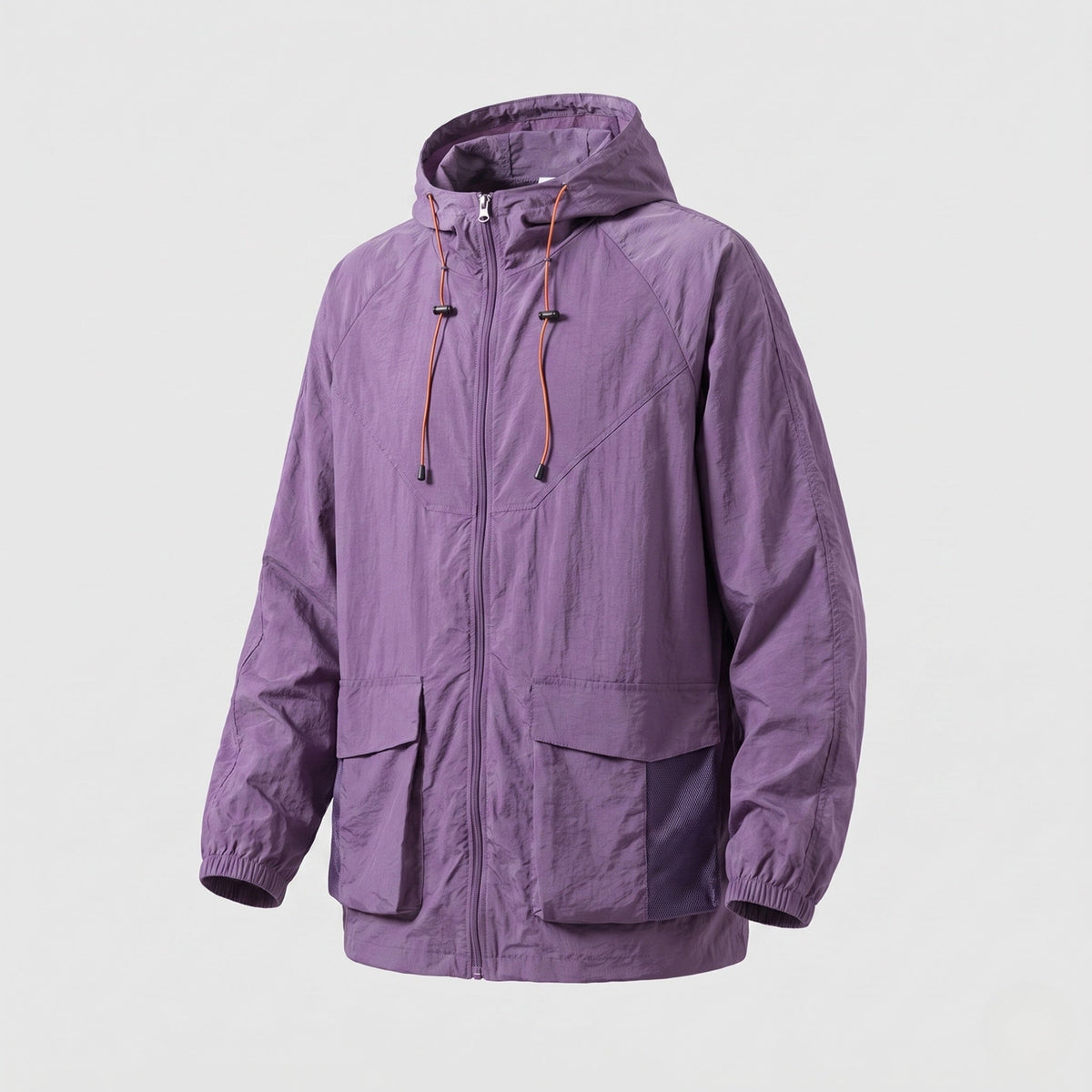 Vindjacka med huva och dragkedja för dam-Jacket for women-Fjallbarn
