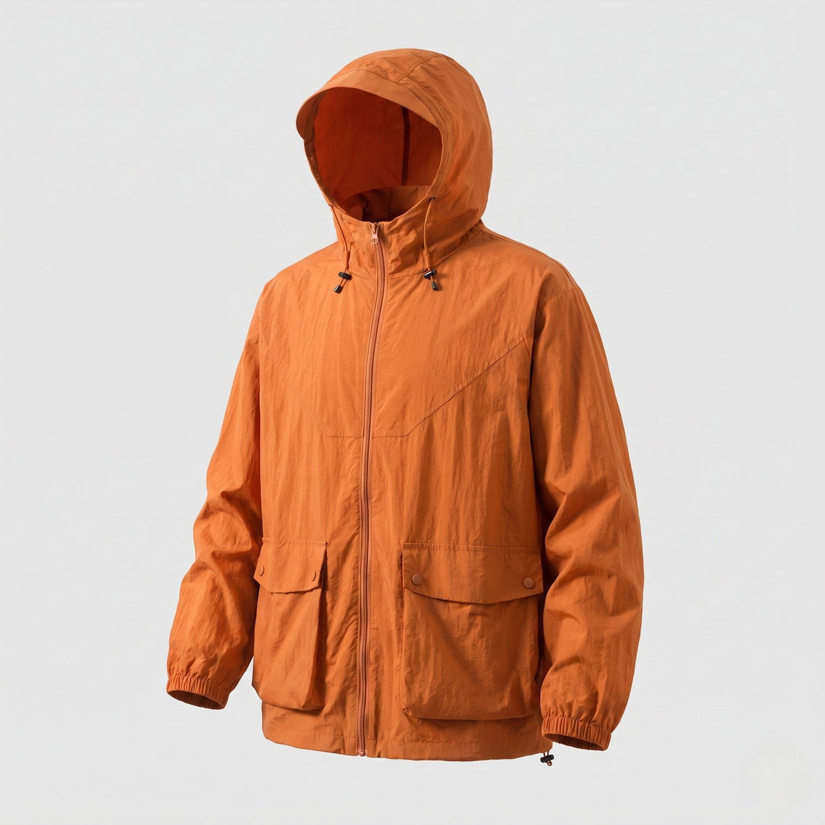 Vindjacka med huva och dragkedja för dam-Jacket for women-Fjallbarn