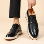 Wingtip Brogues med snörning för herrar-Footwear for men-Fjallbarn