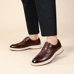 Wingtip Brogues med snörning för herrar-Footwear for men-Fjallbarn