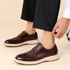 Wingtip Brogues med snörning för herrar-Footwear for men-Fjallbarn