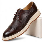 Wingtip Brogues med snörning för herrar-Footwear for men-Fjallbarn